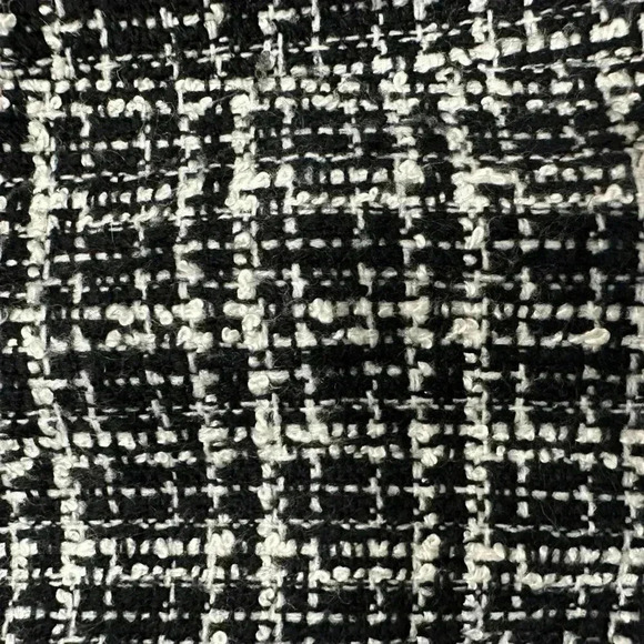 Vintage Black and White Tweed Jacket - Size 10/L by Chadwicks - Picture 4 of 6